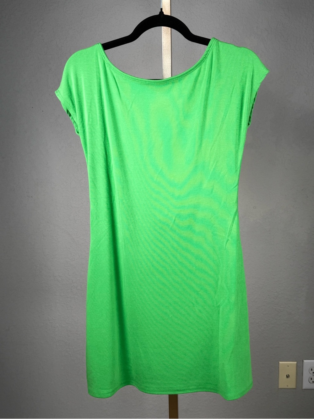 Free People Beach Neon Green Open Back Mini Dress XS NWT